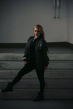 Lade das Bild in den Galerie-Viewer, PROVOCATEUR -  Black Bomber Jacket Unisex
